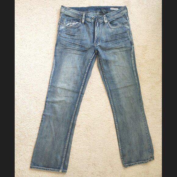 Buffalo David Bitton Men's Straight Jeans - Light Blue - Picture 1 of 4